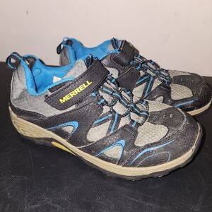 Merrell Kids' Black and Blue Sneakers